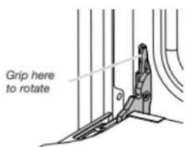 WHIRLPOOL WOED5030LW - Enlever la/les porte(s) du four - 2