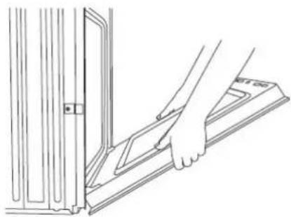 WHIRLPOOL WOED5030LW - Enlever la/les porte(s) du four - 4