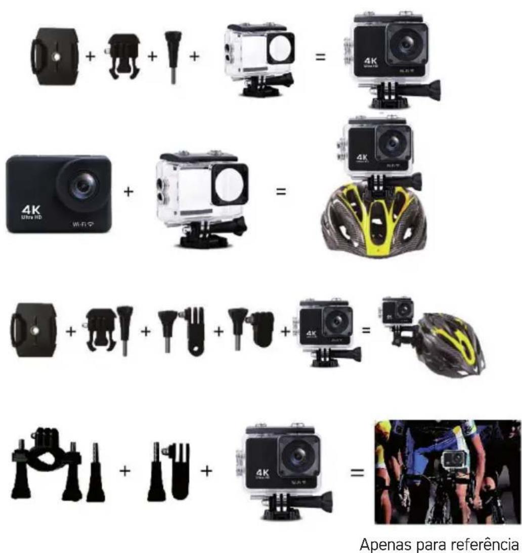 AGFAPHOTO Realimove AC9000 - DIAGRAMA DE MONTAGEM DE ACESSÓRIOS - 1