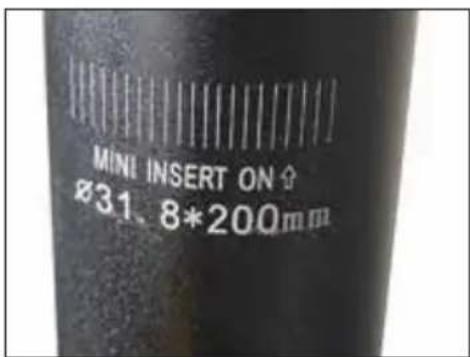 DUCATI Scrambler SCR-E Sport - Maximum limit of the seat post - 1