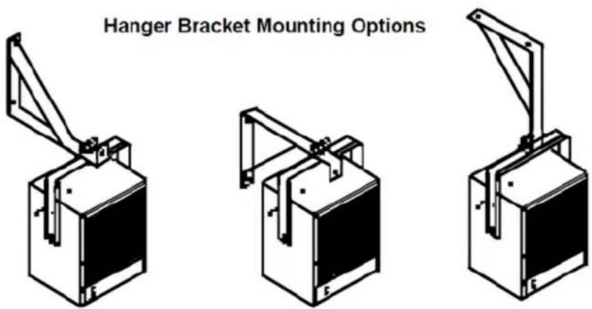 NewAir G73 - INSTALLATION OF WALL/CEILING HANGER BRACKET - 1