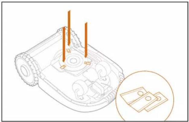 WORX Landroid S300 WR130E - Remplacer les lames - 5