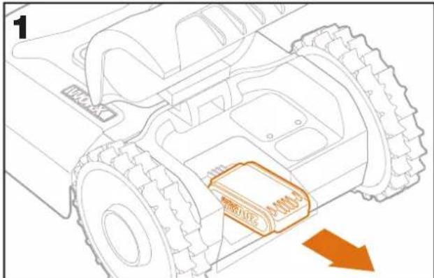 WORX Landroid S300 WR130E - Remplacer les lames - 1
