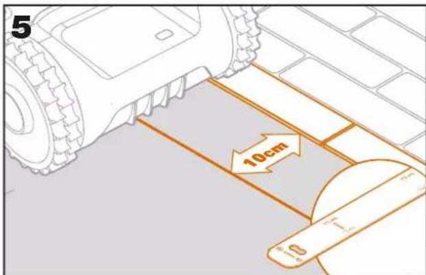 WORX Landroid S300 WR130E - Disposez le cable péripérisque autour de votre pelouse - 2