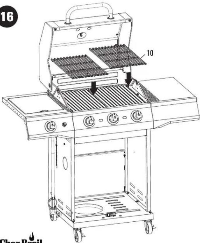 CHAR BROIL 463732723 - ASSEMBLY / ASSEMBLAGE / ASAMBLEA - 11