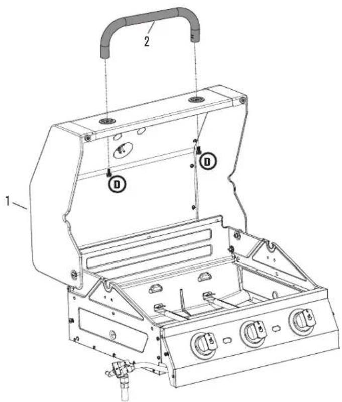 CHAR BROIL 463732723 - ASSEMBLY / ASSEMBLAGE / ASAMBLEA - 4