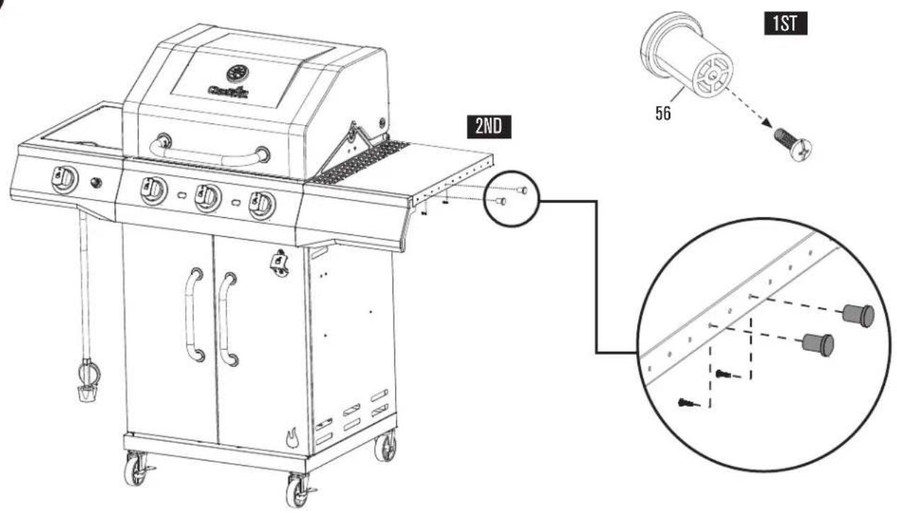 CHAR BROIL 463732723 - ASSEMBLY / ASSEMBLAGE / ASAMBLEA - 1