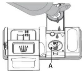 INDESIT D2I HD524 A - FILLING THE RINSE AID DISPENSER - 2