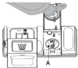 INDESIT D2I HD524 A - DOPLNĚNÍ DÁVKOVAČE LEŠTIDLA - 2