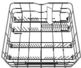 INDESIT D2I HD524 A - PANIER INFÉRIEUR - 1