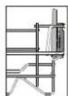 INDESIT D2I HD524 A - FOLDABLE FLAPS WITH ADJUSTABLE POSITION - 1