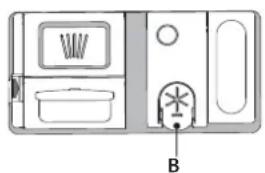 INDESIT D2I HD524 A - UMPLEREA DOZATORULUI PENTRU AGENT DE CLĂTIRE - 1