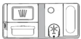 INDESIT D2I HD524 A - UZPILDIET SKALOŠANAS LÍDZEKLA DOZATORU - 1