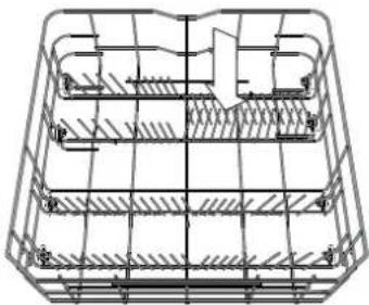 INDESIT D2I HD524 A - DOLNY KOSZ - 1