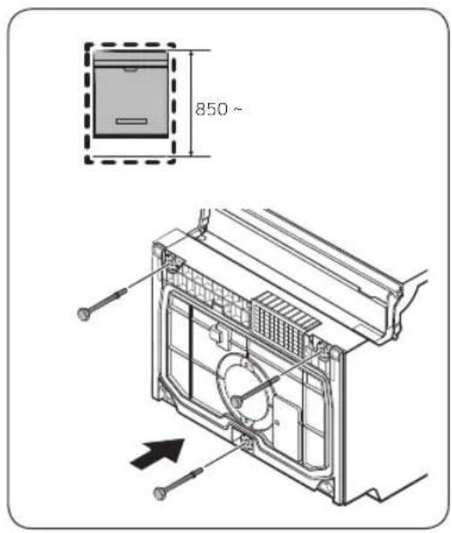 SAMSUNG DW60R7050US - STEP 2 To insert the sub foot (Except Free Standing model) - 1