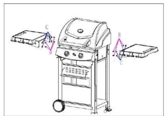 Campart BQ-6342 - A: Instruction d'assemblage pour le montage du chariot - 5