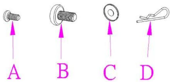 Campart BQ-6342 - Spare parts for assembly: - 1