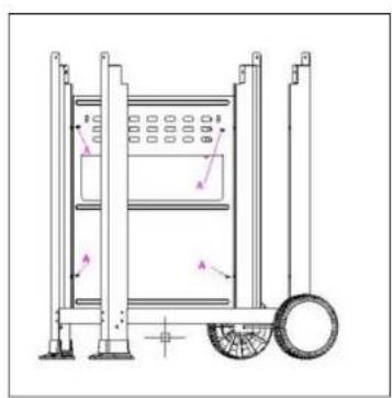 Campart BQ-6342 - A: Instruções para montagem do carro de suporte - 3