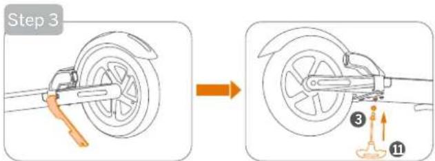 SEGWAY Ninebot KickScooter Blinker - Rear direction indicator installation - 3