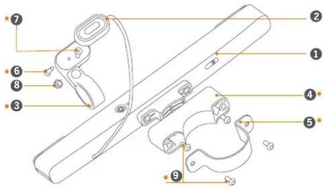 SEGWAY Ninebot KickScooter Blinker - liste de colisage - 1