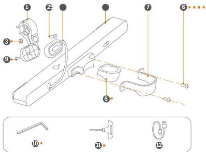 SEGWAY Ninebot KickScooter Blinker - liste de colisage - 2