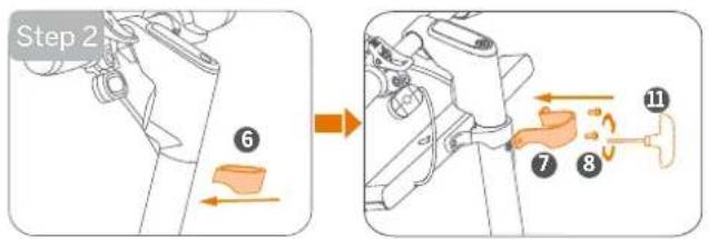SEGWAY Ninebot KickScooter Blinker - Front direction indicator installation - 2