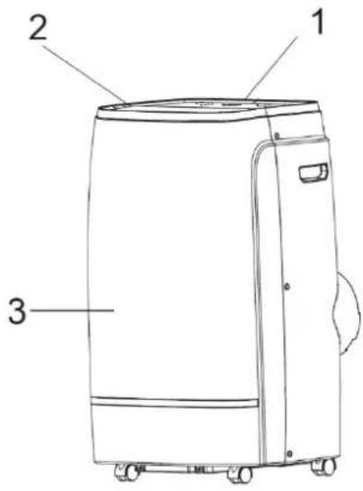 SUNTEC Coolfixx 14000 BTU App - Parts description - 3