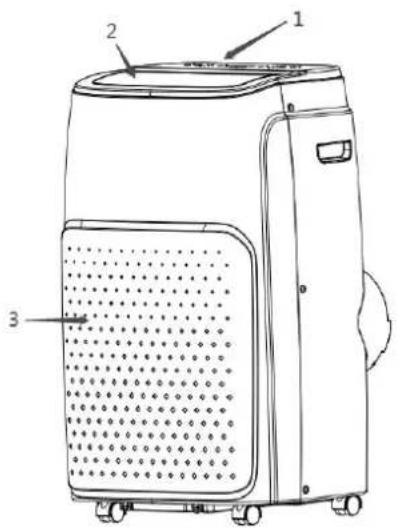 SUNTEC Coolfixx 14000 BTU App - Parts description - 1