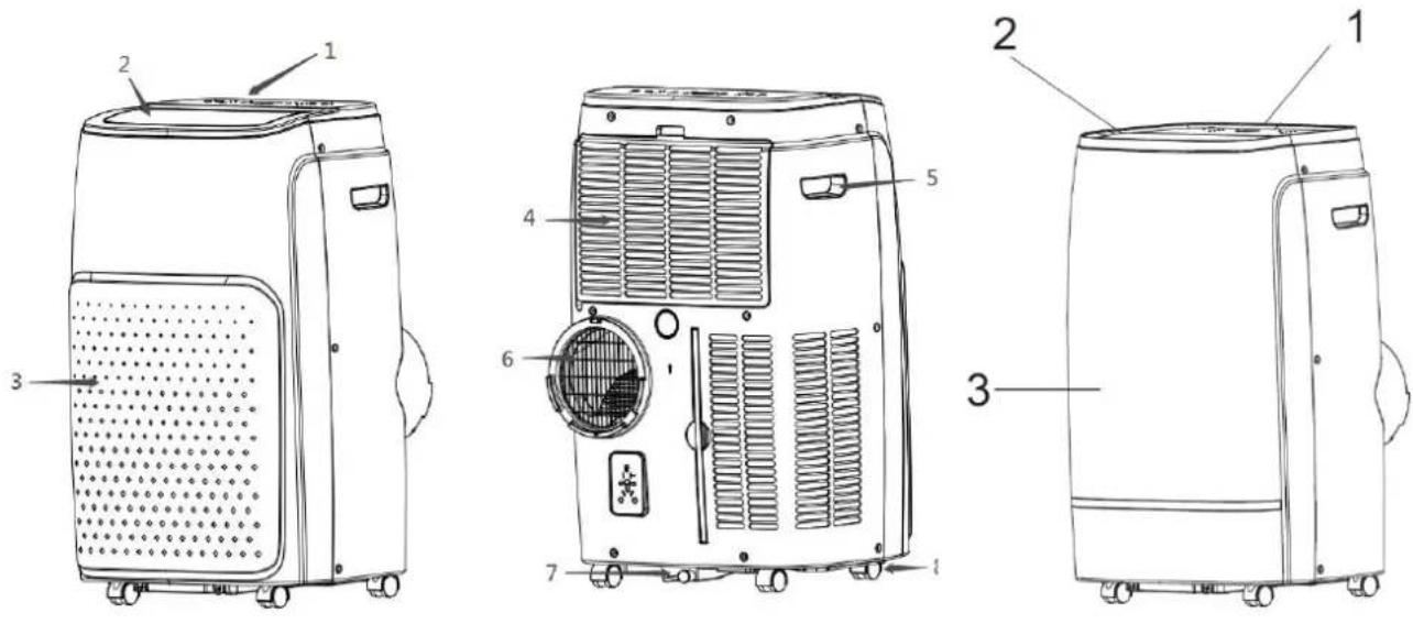 SUNTEC Coolfixx 14000 BTU App - Bestandteile - 1