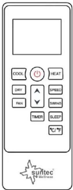 SUNTEC Coolfixx 14000 BTU App - Pilot zdalnego sterowania - 1
