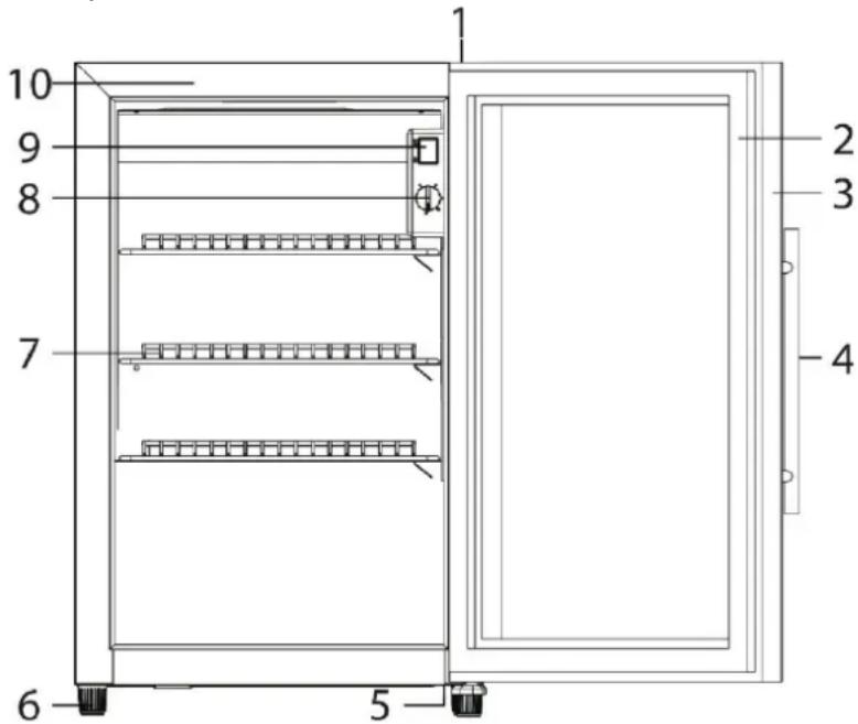 CASO BBQ Cooler Black S-R - Vue d'ensemble - 1