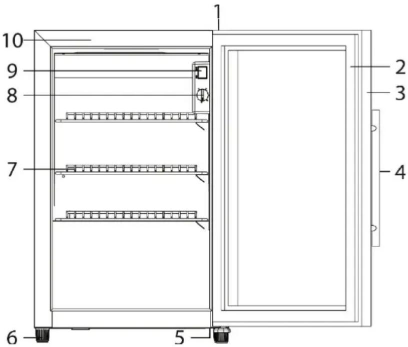 CASO BBQ Cooler Black S-R - Gesamtübersicht - 1