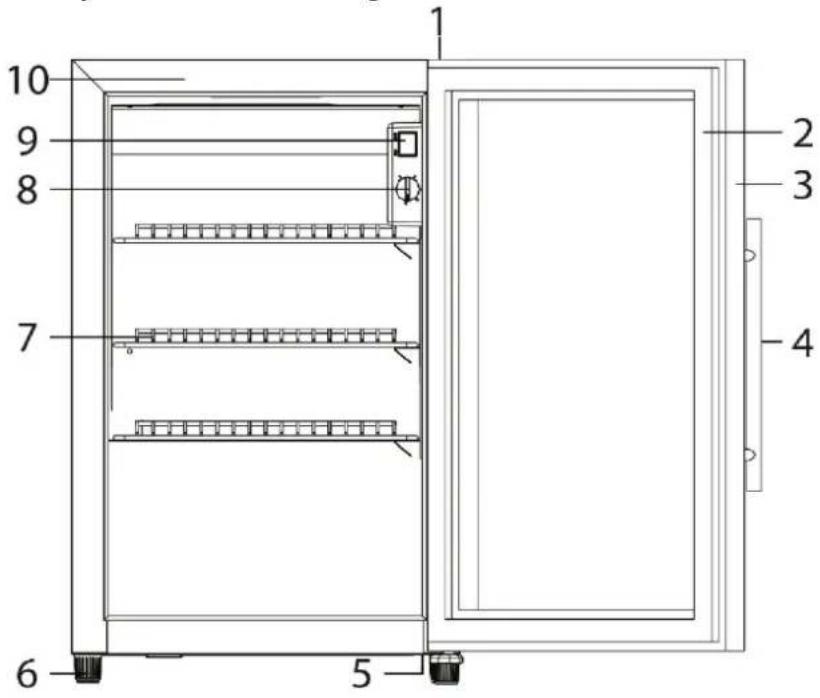 CASO BBQ Cooler Black S-R - Complete overview - 1