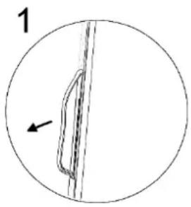 CASO BBQ Cooler Black S-R - The handle installing - 1