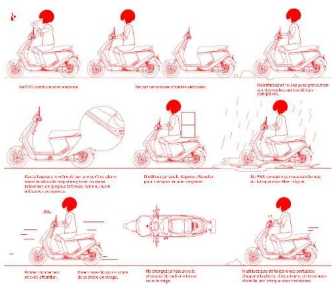 SEGWAY E300SE - Instructions sur la conduite et l'utilisation : - 1