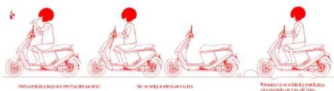 SEGWAY E300SE - Avisos y precauciones - 1