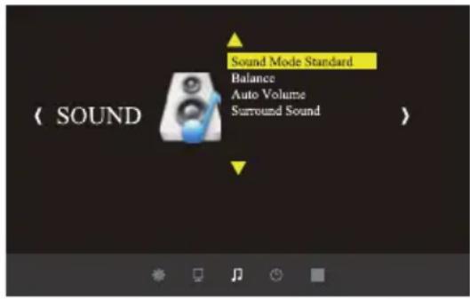 LA VAGUE LV-HD151 - Sound Menu - 1