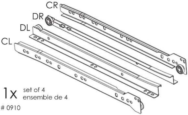 Nexera 102803 - Hardware List Liste de quincaillerie - 18