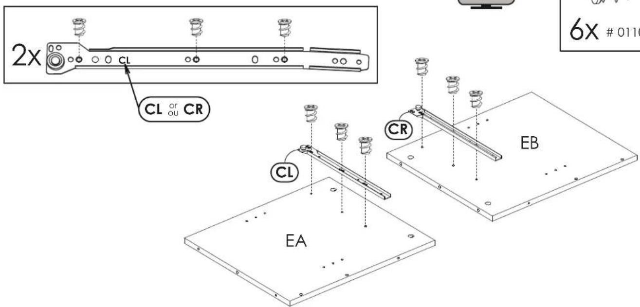 Nexera 102803 - Hardware List Liste de quincaillerie - 23