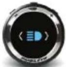 Mobileye 630 - Modifica del livello di luminosità: - 3