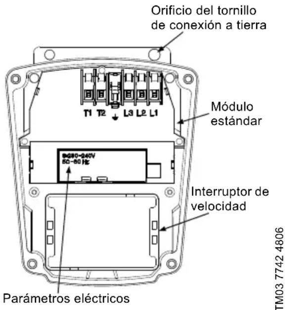 Grundfos UPS 26-99 SFC - Sustitución de la caja de conexiones o el condensador - 1