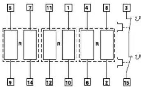 Grundfos UPS 26-99 SFC - Internal wiring UPS - 3