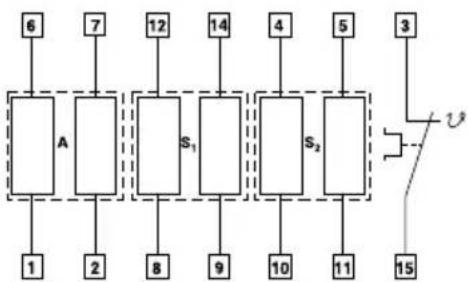 Grundfos UPS 15-58 FC - Internal wiring UPS - 2
