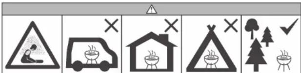 Masterbuilt Kamado MCG 300S - ⚠️ DANGER LIÉ AU MONOXYDE DE CARBONE - 1
