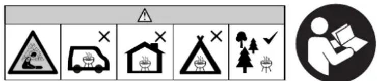 Masterbuilt MB20040221 - Structural Proximity and Safe Usage Recommendations Proximité avec les structures et recommandations de sécurité lors de l’utilisation Recomendaciones de proximidad estructural y uso seguro - 1