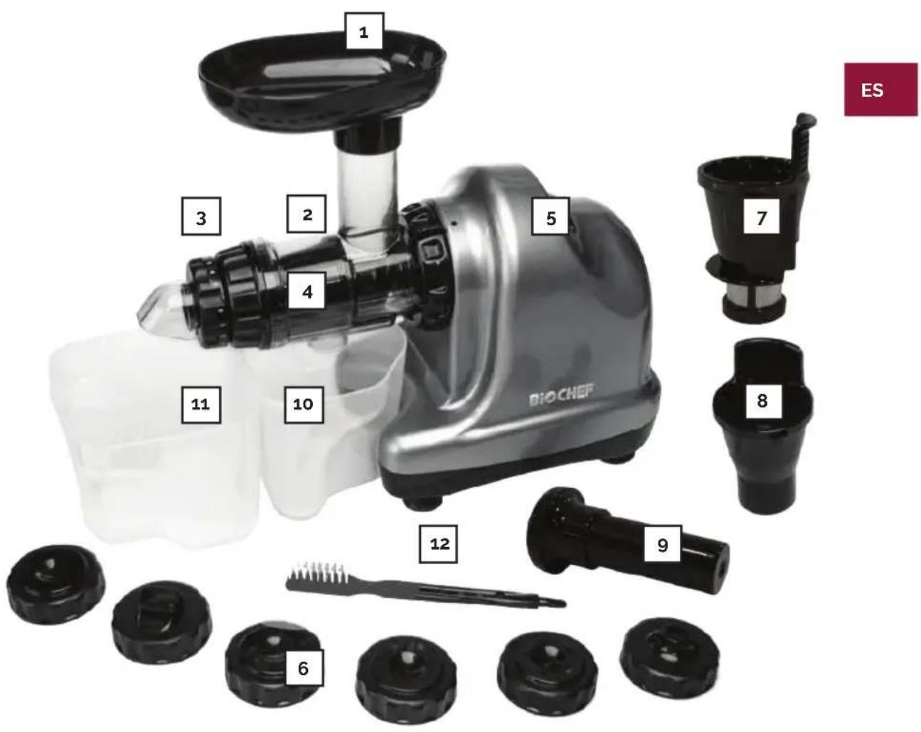 BioChef Axis - Partes y Accesorios - 1
