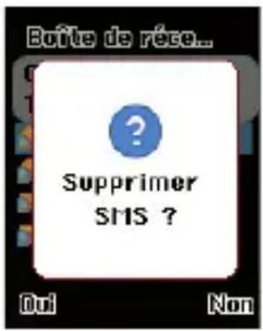SFR 132 - comment Supprimer un SmS/mms ? - 3