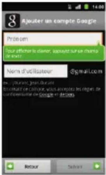 SFR STARADDICT II - COMMENT CRÉER OU SE CONNECTER À UN COMPTE GMAIL™ ? - 3