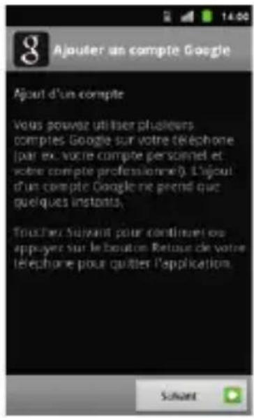 SFR STARADDICT II - Si vous avez un compte Gmail™ : - 1