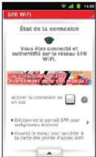 SFR STARADDICT II - COMMENT ME CONNECTER AVEC SFR WIFI ? - 3